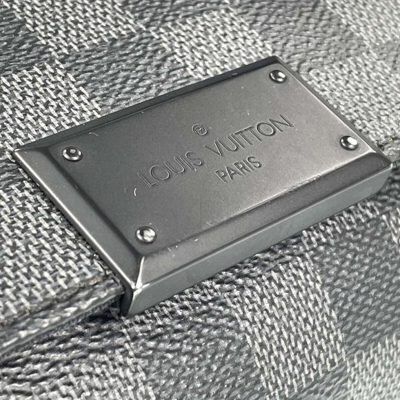 District PM Graphite Leather Black Shoulder Bag - Picture 5 of 10